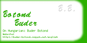 botond buder business card